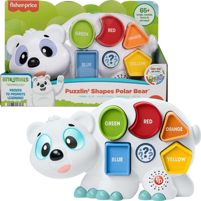 Attēls no Fisher-Price Linkimals Interaktywny sorter - Niedwied Polarny 65 aktywacji (GXP-831644)