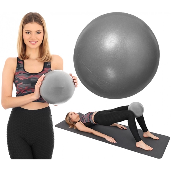 Изображение Fitnesa Pilates bumba 23 cm - antracīta krāsā Best Sporting
