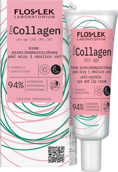 Picture of Floslek FLOSLEK_Fito Collagen Anti-Wrinkle Eye and Lip Cream krem przeciwzmarszczkowy pod oczy i okolice ust 30ml