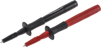 Изображение Fluke TP220-1 Sikkerhedstestspidssæt Stikforbindelse 4 mm CAT II 1000 V Sort, Rød 1 stk