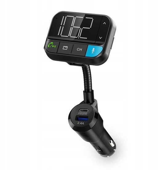 Picture of FM modulators Nedis Car FM transmitter Gooseneck PD 20w