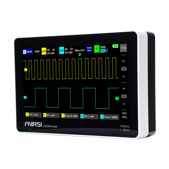 Изображение FNIRSI 1013D 7" portable tablet oscilloscope