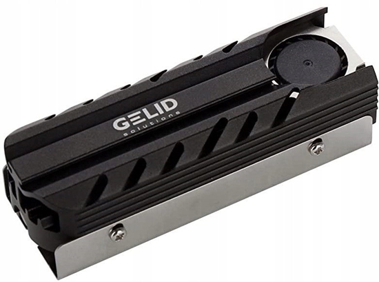 Picture of Gelid IceCap Pro M.2 Black, czarny radiator z termopadami na dyski (HS-M2-SSD-22)