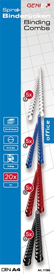 Picture of Genie GENIE Spiralbinderücken Set 20er Pack