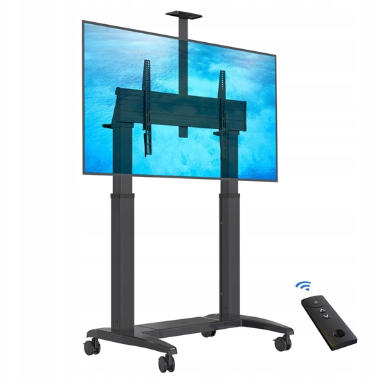 Picture of GF150G - Profesjonalny elektryczny mobilny stojak TV wózek do telewizorów LCD LED 75" - 120"