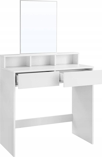 Picture of Glamour Toaletka z lustrem biaa do makijau 80 cm GLAMOUR