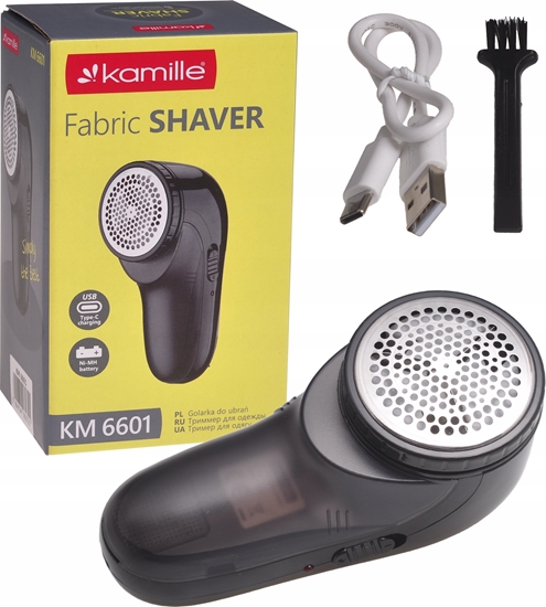 Picture of Golarka do ubra Kamille 6601 - Bezprzewodowa golarka do tkanin, akumulatorowa, 3W