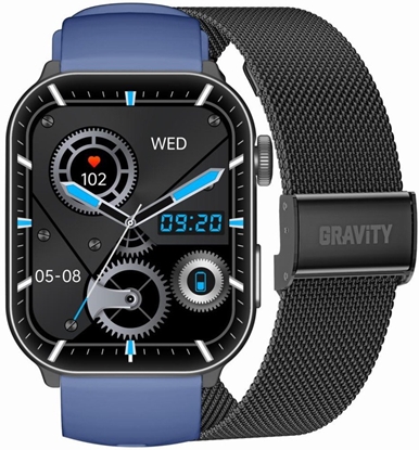 Attēls no Gravity GT28-3 Smartwatch 22mm Navy Blue