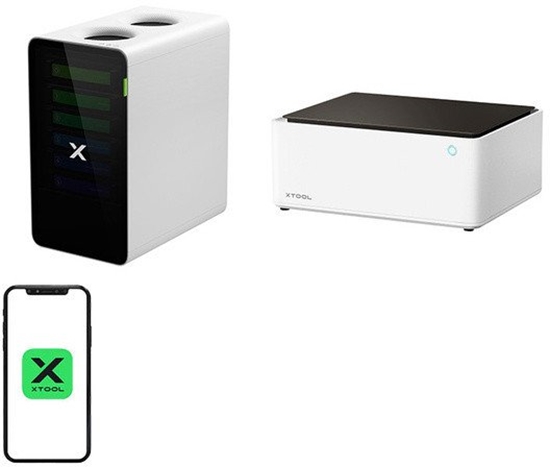 Picture of Grawerka laserowa 2w1 xTool M1 10W + Pochaniacz dymu xTool SafetyPro AP2