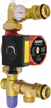 Picture of Grupa mieszajca dwufunkcyjna z zaworem termostatycznym 3-drogowym i pomp elektroniczn 25-6 130