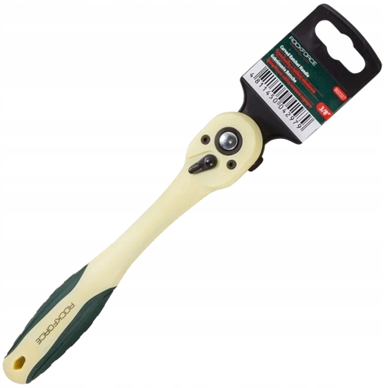 Picture of Grzechotka wygita 3/8" w plastikowej obudowie antykorozyjnej (200mm, 72 zby)