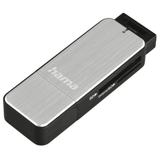 Изображение Hama 00123900 USB 3.0 Card Reader Aluminium