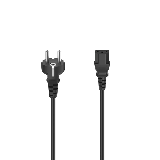 Picture of Hama 00200738 Power cord, Plug with Earth Contact 3-pin 2.5m