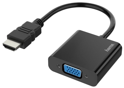 Изображение Hama Video Adapter, HDMI Plug - VGA Socket, Audio Socket, Full-HD 1080p