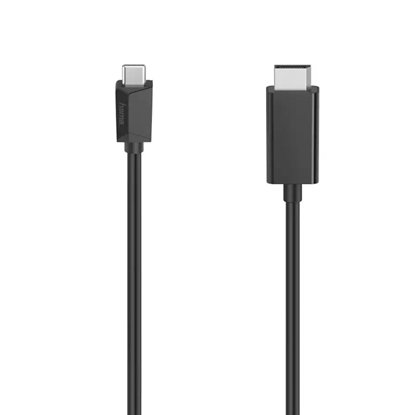 Изображение Hama Video Cable, USB-C Plug - DisplayPort Plug, Ultra-HD 4K, 1.50 m