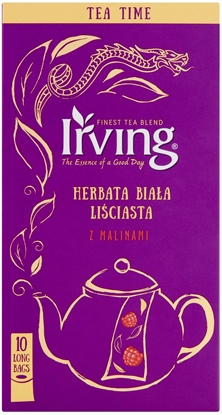Attēls no Herbata biaa z malinami Irving 10x4g long bags