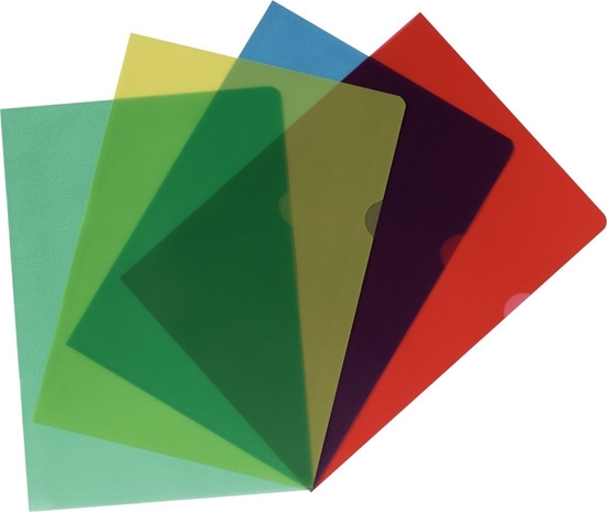 Picture of Herlitz Herlitz Aktenhülle  A4 genarbt farbig sortiert 20er