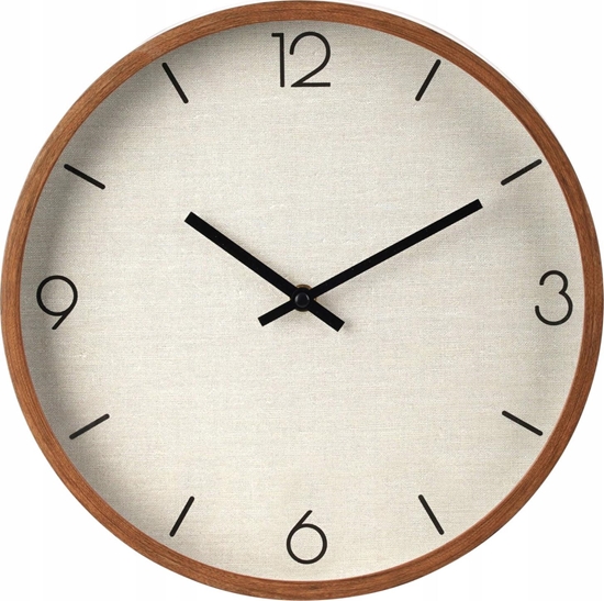 Изображение Home Styling Collection Zegar cienny, minimalistyczna tarcza, Ø 30 cm