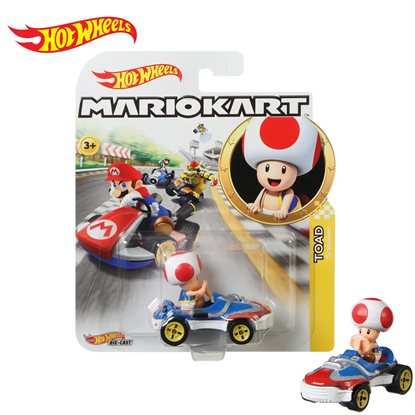 Attēls no Hot Wheels Mario Kart Toad 1:64 Die-Cast Car