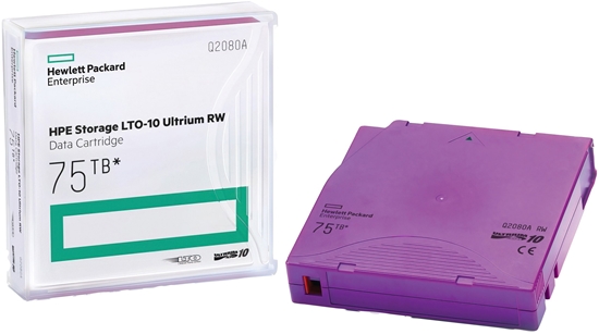 Picture of HPE Storage LTO-10 Ultrium RW Data Cartridge - LTO Ultrium 10 - 30 TB / 75 TB - lila