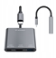 Изображение Hub Wozinsky WHCH-01 USB-C PD 100W HDMI 4K@30Hz USB-A 10Gbps - szary