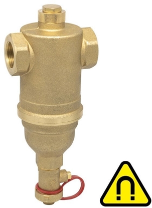 Picture of Icma 746 | F-F dirt separator for heating and cooling systems with a removable magnetic cartridge