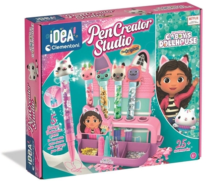 Attēls no Clementoni Idea Art Zestaw Fabryka Dugopisów Koci Domek Gabi (18214)