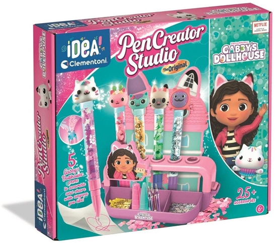Picture of Clementoni Idea Art Zestaw Fabryka Dugopisów Koci Domek Gabi (18214)