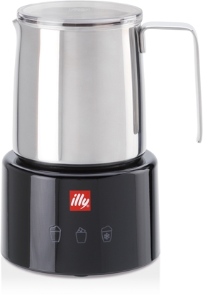Attēls no Illy 23760 spieniacz / podgrzewacz do mleka Czarny, Stal nierdzewna