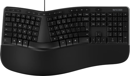 Attēls no Klawiatura Incase Incase Designed by Microsoft Ergonomic Keyboard klawiatura Biuro USB QWERTY Angielski Czarny