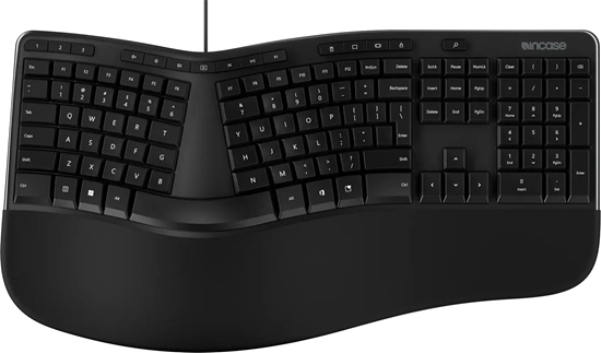 Picture of Klawiatura Incase Incase Designed by Microsoft Ergonomic Keyboard klawiatura Biuro USB QWERTY Angielski Czarny