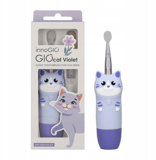 Picture of INNOGIO SONICZNA SZCZOTECZKA GIOCAT FIOLETOWA GIO-453VIOLET