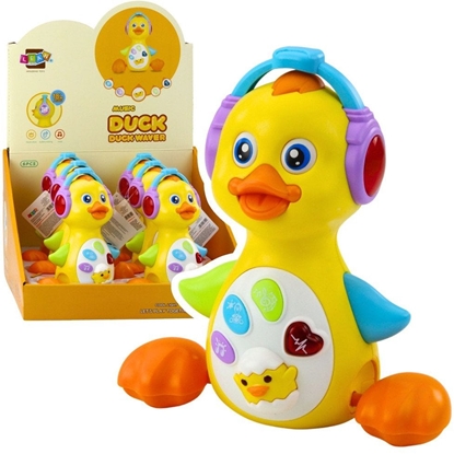 Изображение Interaktywna Kaczka Muzyczna Dla Malucha Porusza Si wieci óta