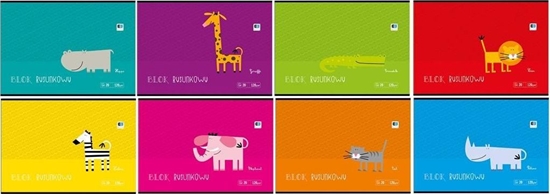 Picture of Interdruk Blok rysunkowy A4 20k kolorowy 10szt.