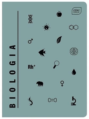 Attēls no Interdruk Zeszyt A5/60K kratka UV Biologia (10szt)
