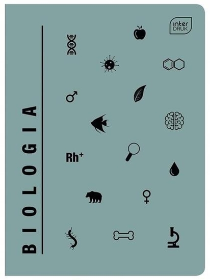 Picture of Interdruk Zeszyt A5/60K kratka UV Biologia (10szt)