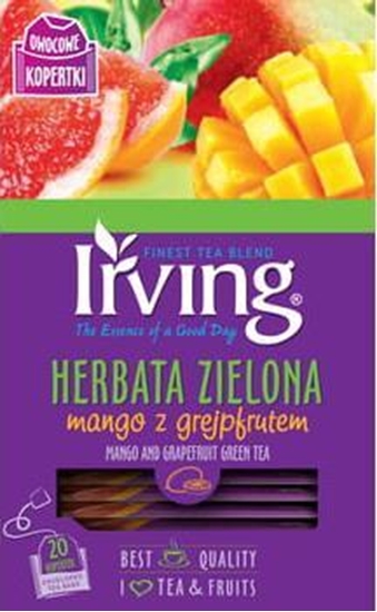 Picture of Irving Herbata zielona - mango z grejpfrutem 20 torebek