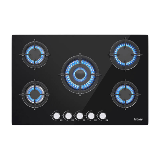 Изображение IsEasy MGBG-775 five-sphere gas stove with glass p