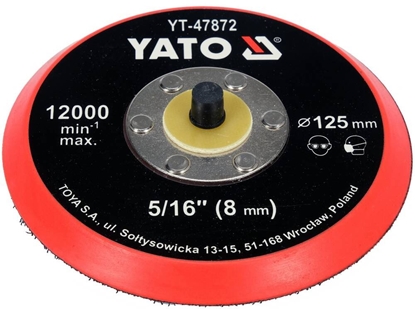 Attēls no YATO DYSK / TALERZ POLERSKI Z RZEPEM 125mm  5/16"