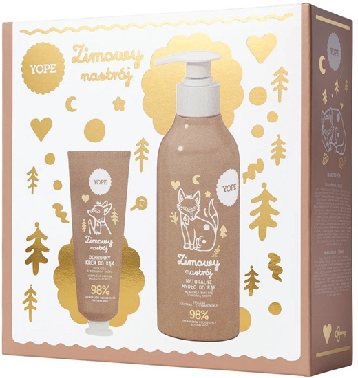 Picture of YOPE_SET Zimowy Nastrój mydo do rk 300ml + krem do rk 50ml