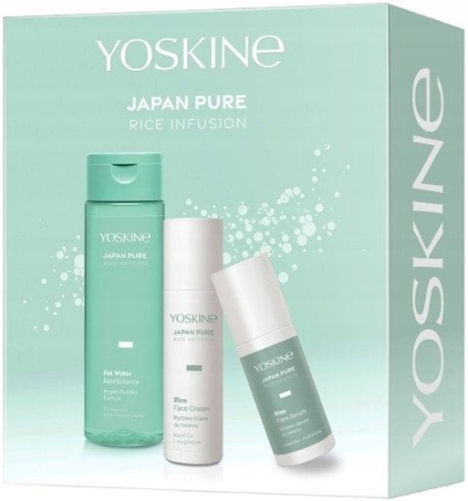 Picture of YOSKINE_SET Japan Pure Rice Infusion ryowe serum do twarzy 30ml + ryowy krem do twarzy 50ml + bogata ryowa esencja do twarzy 200ml