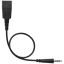 Picture of Jabra 8800-00-99 cable gender changer QD 3.5 mm Black