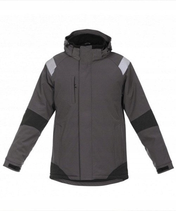 Attēls no JACKET SOFTSHELL ATLANTA BLACK/GREY M