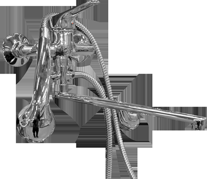 Изображение Jaucējkrāns vannai ar duš. kompl. S-5|40K Skinny