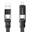 Изображение Kabel USB 4w1 Blitzwolf BW-HDC7 USB-A, USB-C / USB-C, Lightning 240W 1.2m (czarny)