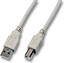 Picture of Kabel USB EFB USB-A - USB-B 1 m Szary (K5255.1)