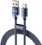 Изображение Kabel USB voltage USB-A - USB-C 1 m Niebieski (VEKC66AC100BE)