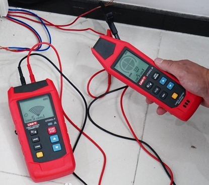 Attēls no Kabeliu ir metaliniu vamzdziu ieskilis,  AC/DC 8~480V, itampos aptikimo gyllis iki 0.4m, NCV voltage range: 80V ~ 1000V