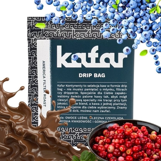 Изображение Kafar - kawa w saszetkach Dripbag AMERYKA Filter - 1 saszetka 12 g