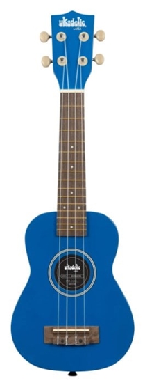 Picture of Kala Ukadelic Blue Ink Soprano ukulele, blue